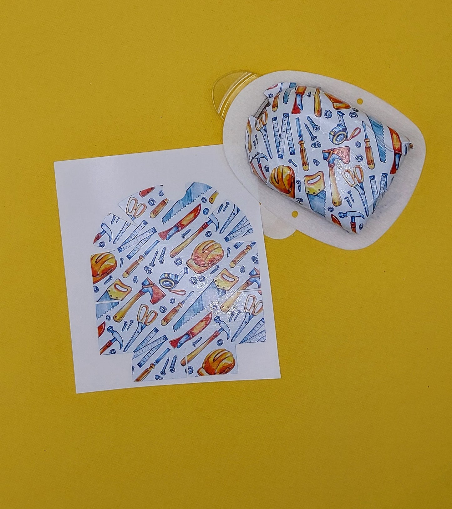Construction Tools Pattern Omnipod Patch