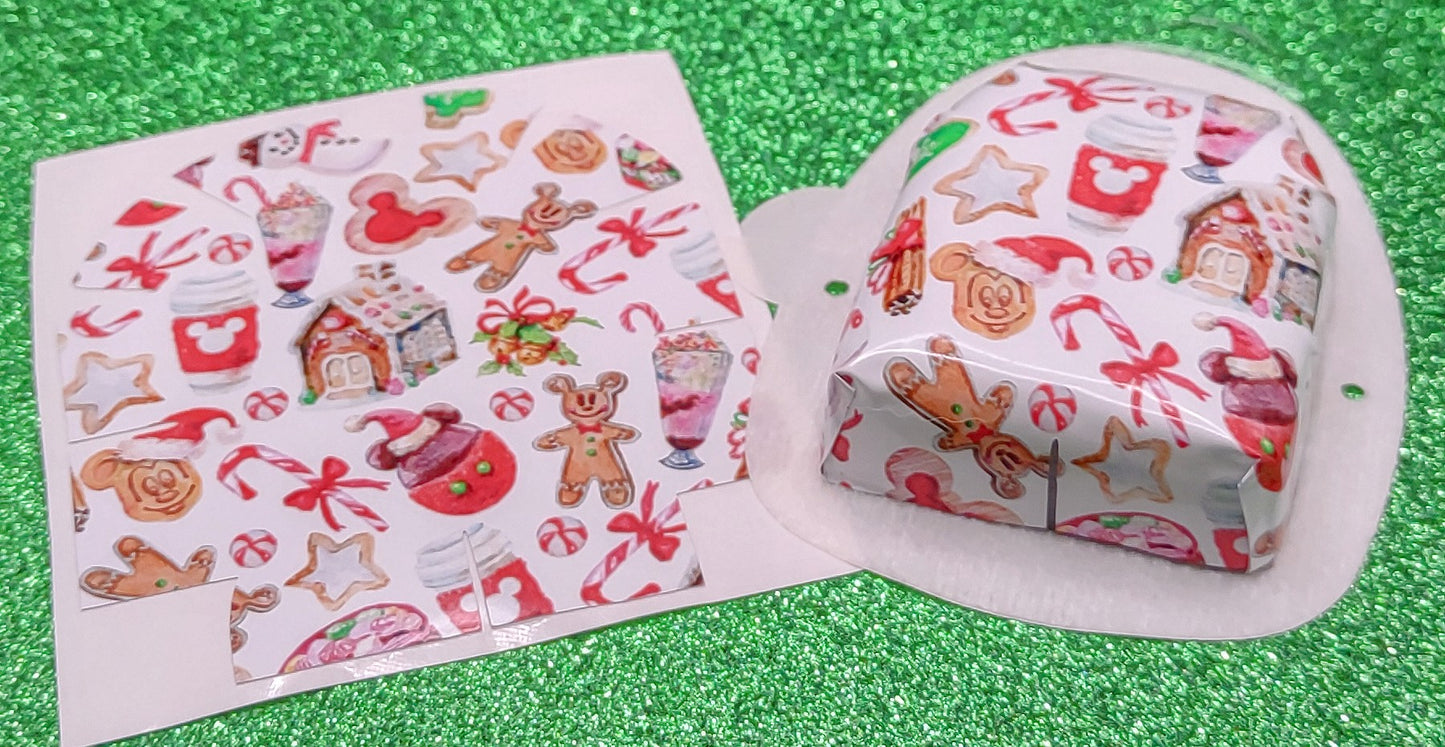 Christmas Mouse Pattern Omnipod Patch