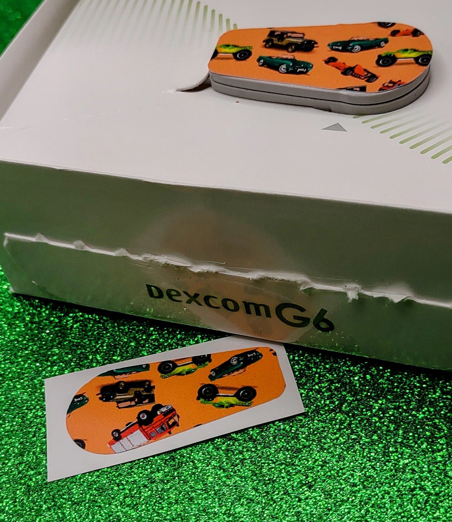 Monster Truck Print Print Dexcom Patch