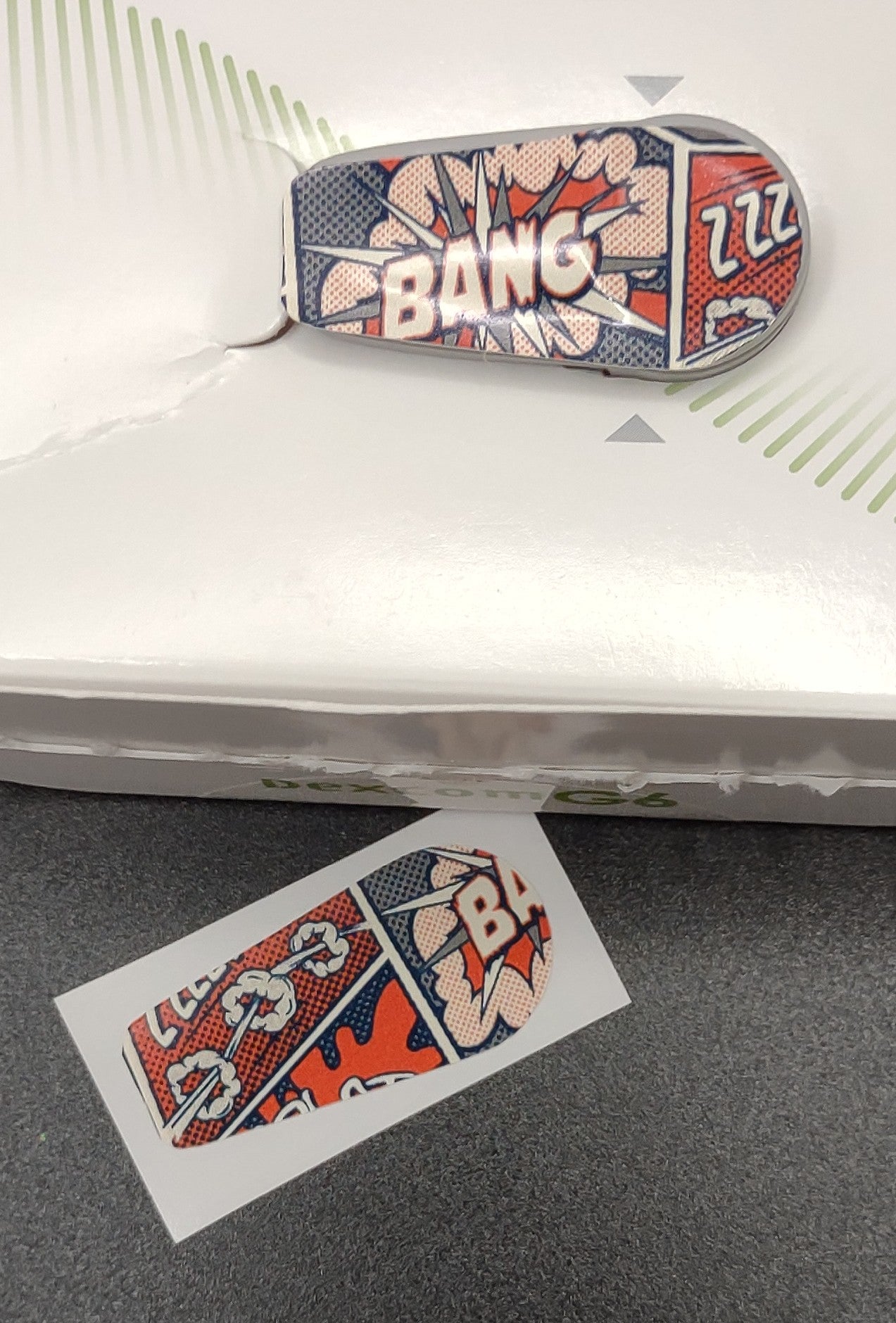 Retro Comic Speech Bubbles Pattern Dexcom Patch