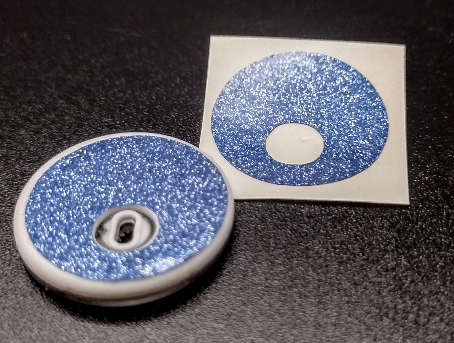 Cool Blue *Glitter* Freestyle Libre 3 Patch