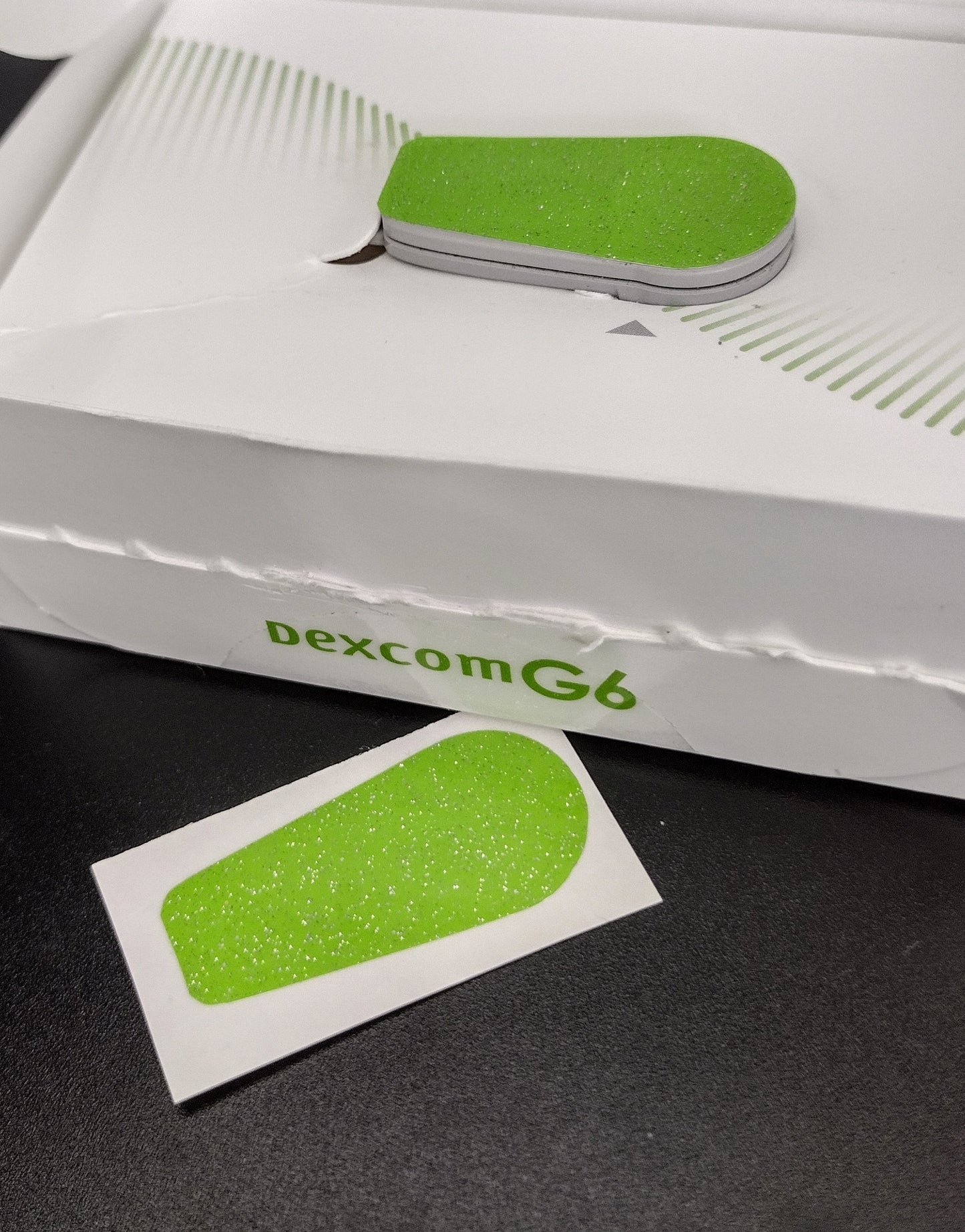 Lime *Glitter* Dexcom Decal