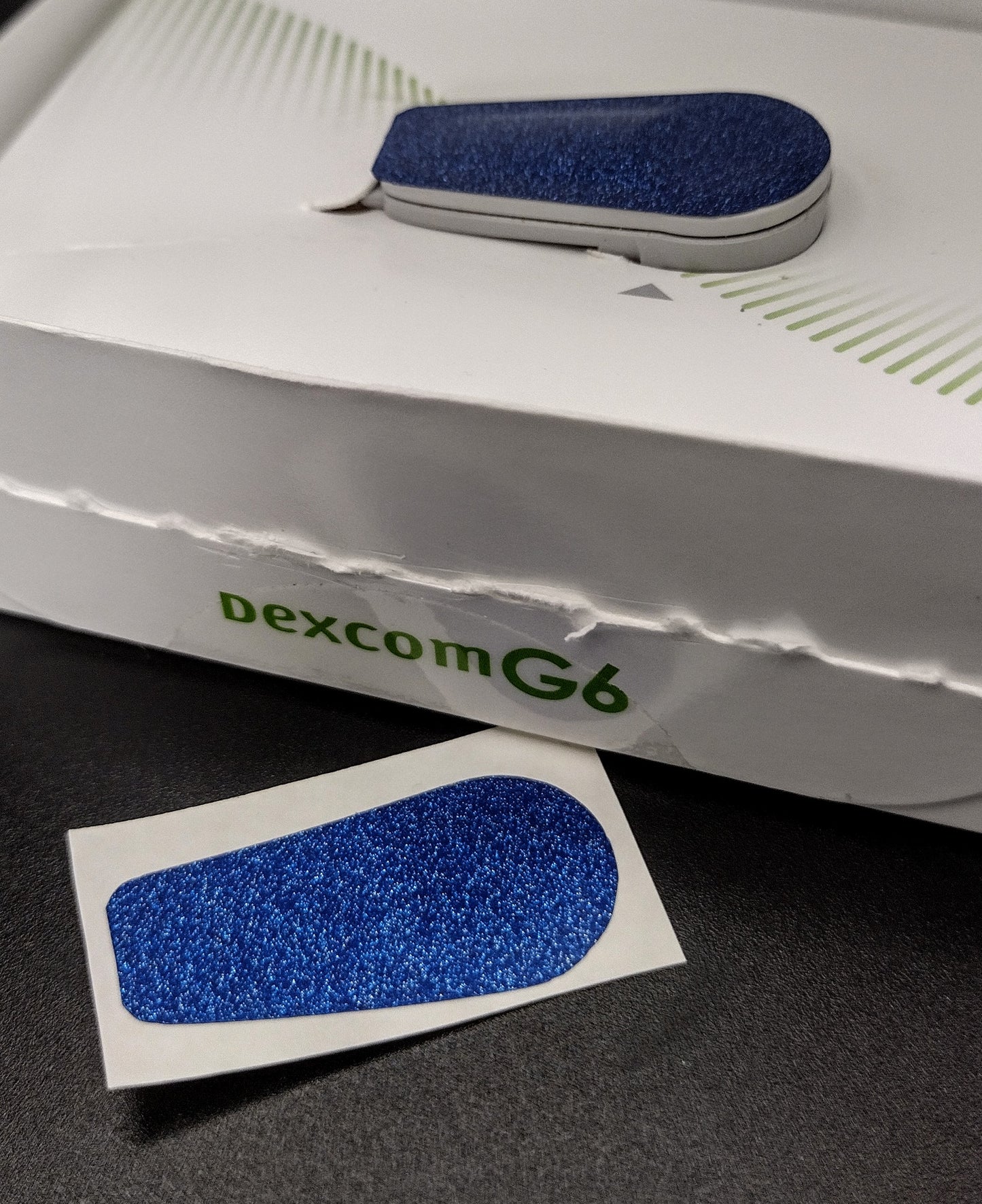 Navy *Glitter* Dexcom Decal