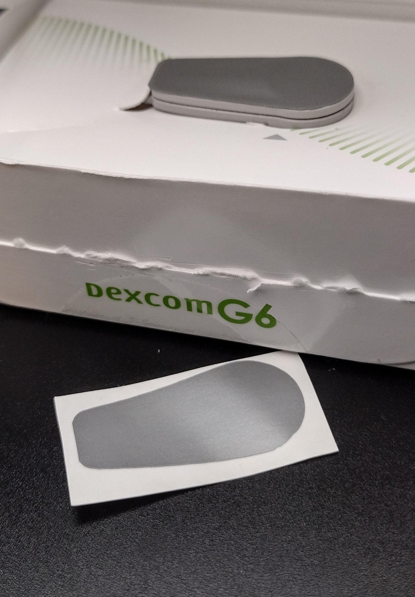 Silver Dexcom Decal
