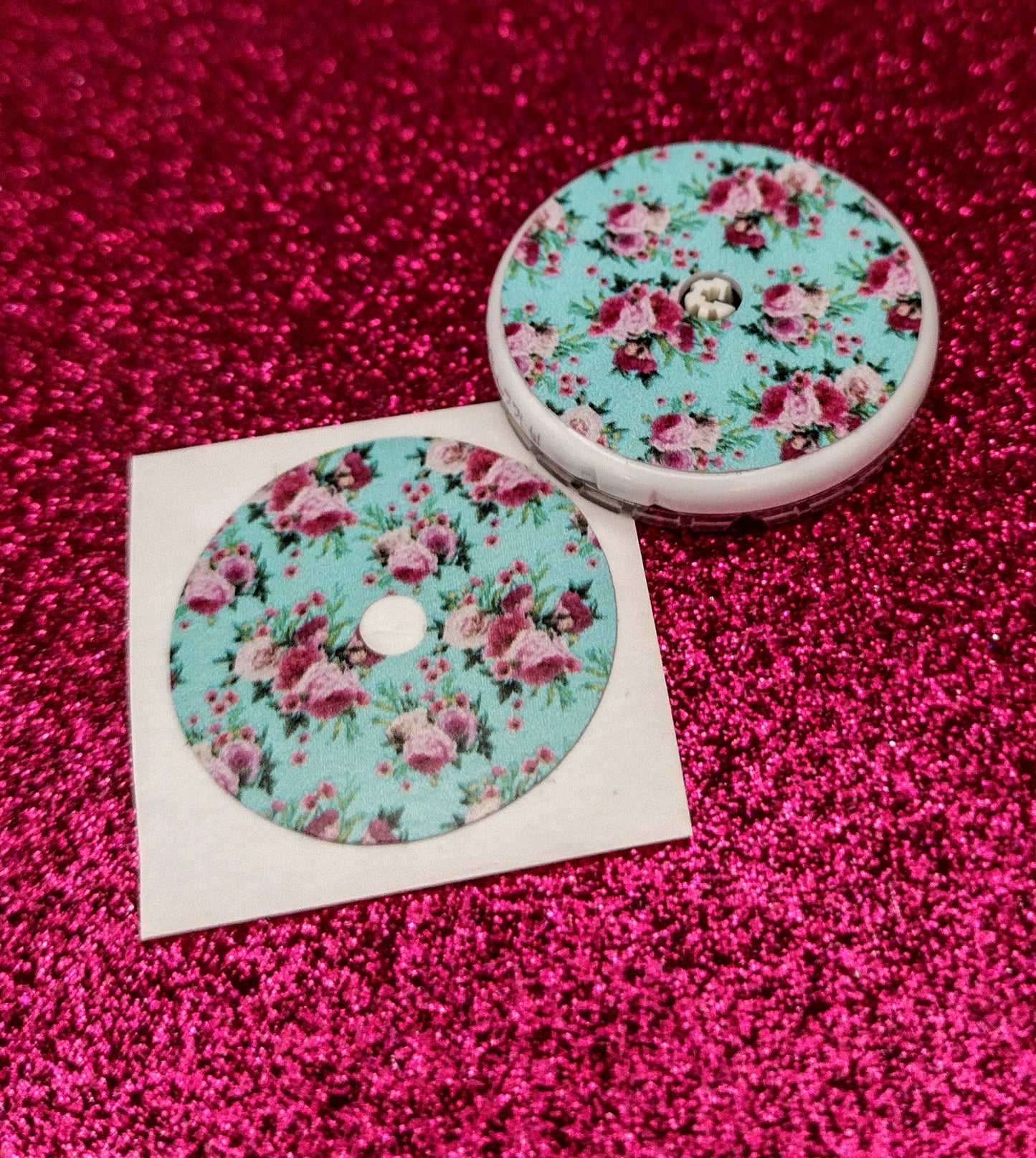 Pink & Mint Rose Libre 2 Patch