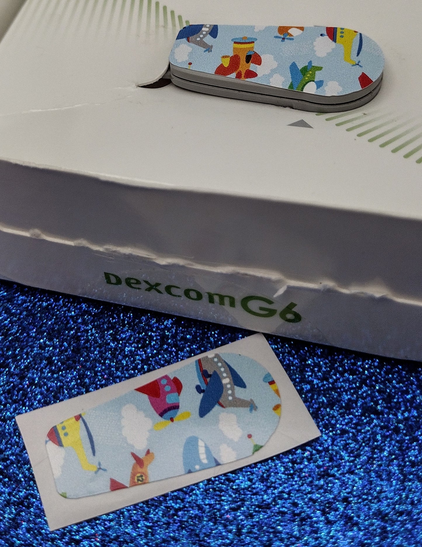 Kid's Airplanes Dexcom Patch