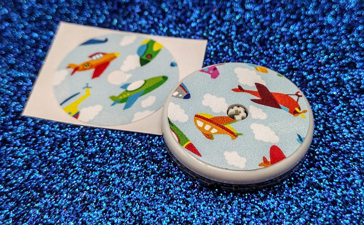 Kids Airplanes Pattern Dexcom Patch