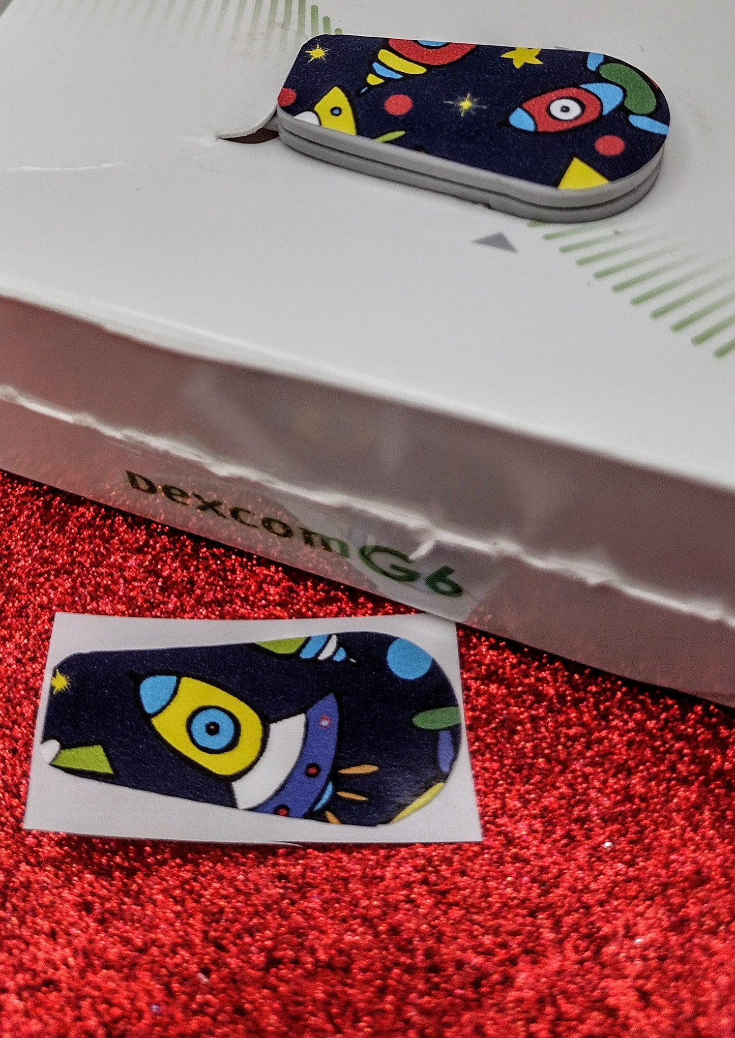 Kid's Spaceships Dexcom Patch