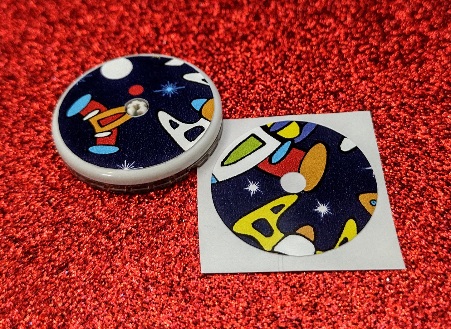 Kids Spaceships Pattern Libre Patch