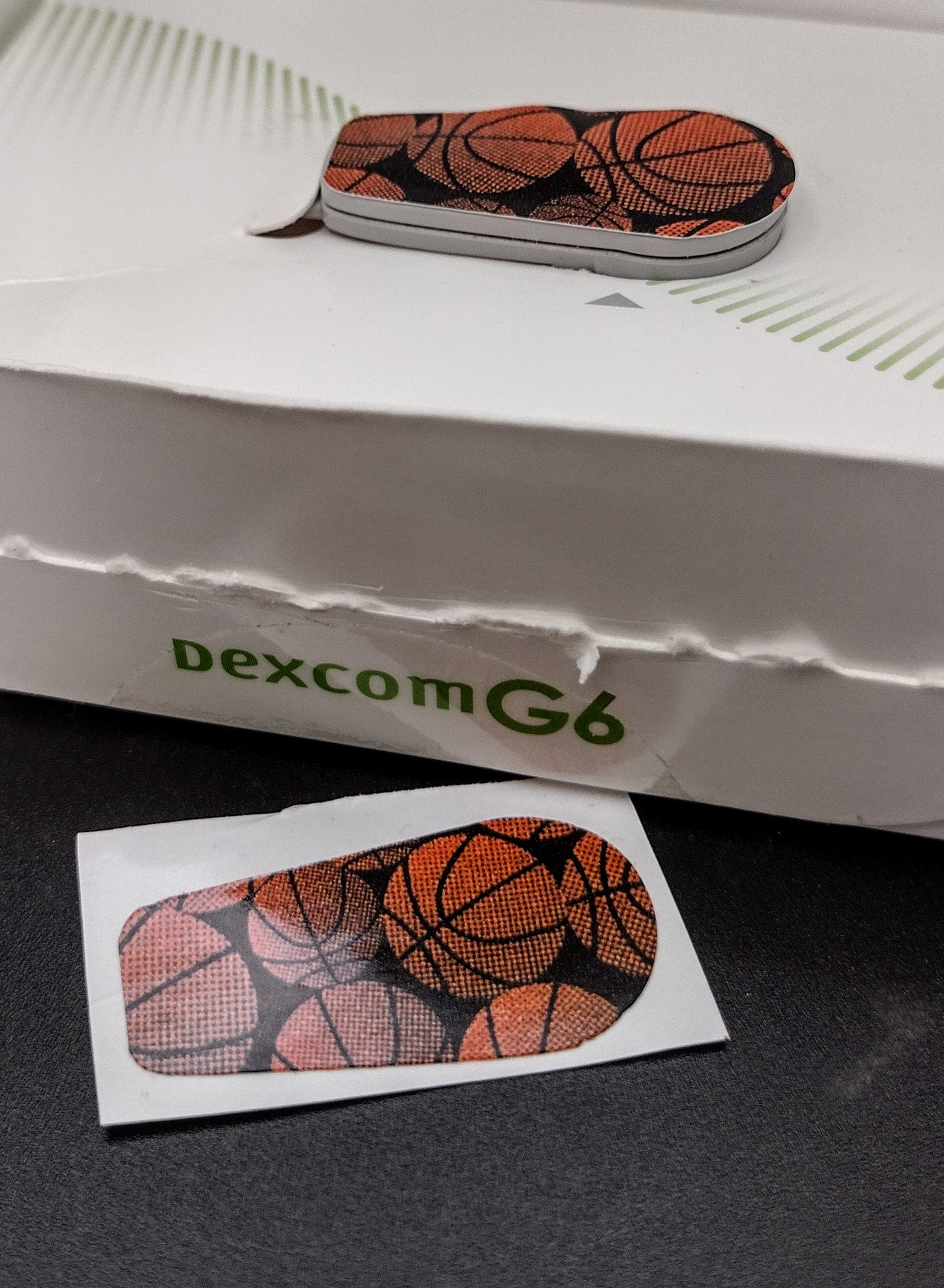 Basketball Pattern Dexcom Patch