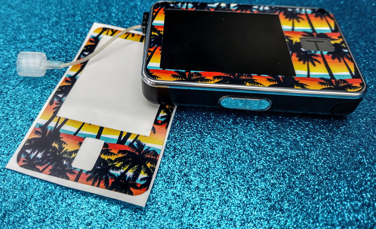 Tropical Palm Sunset T-Slim Patch