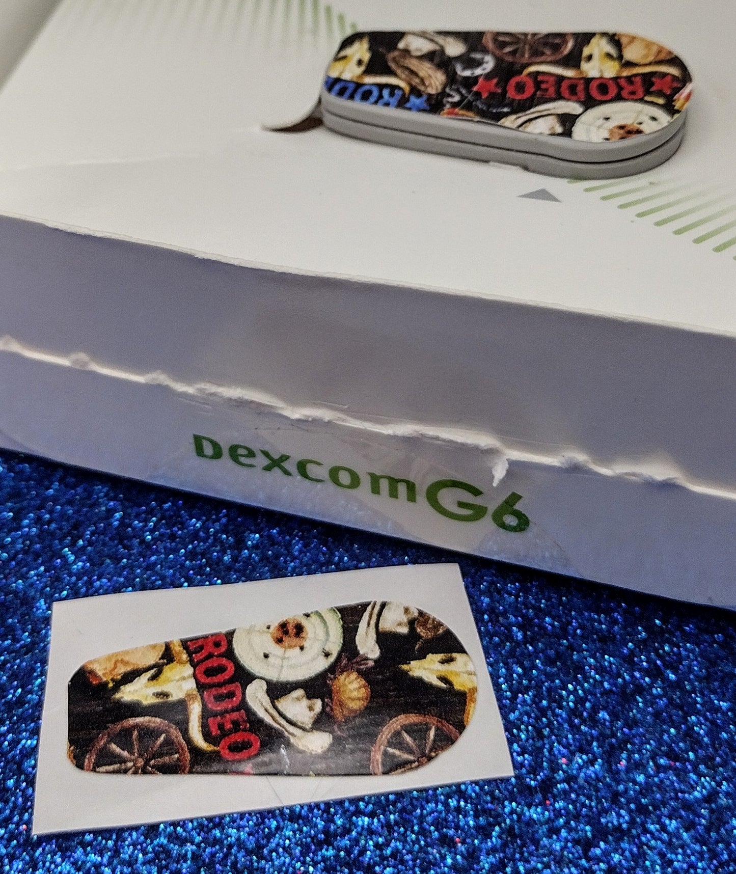 Western Rodeo Pattern Dexcom Patch