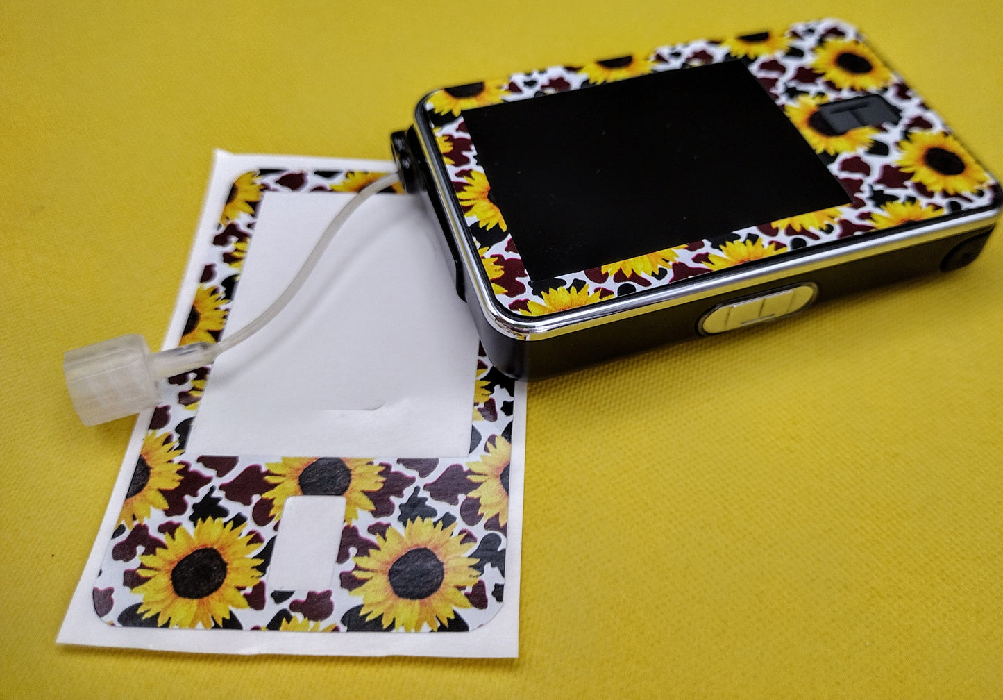 Cow & Sunflower Pattern T-Slim Patch