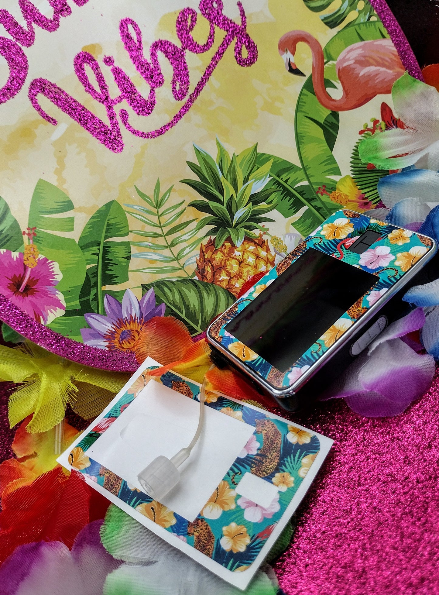 Tropical Printed T-Slim Patch