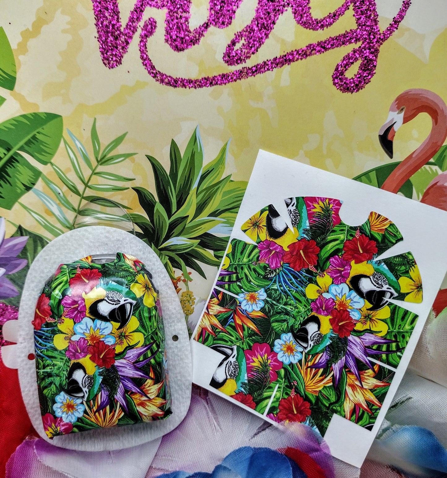 Tropical Parrot Omnipod Patch