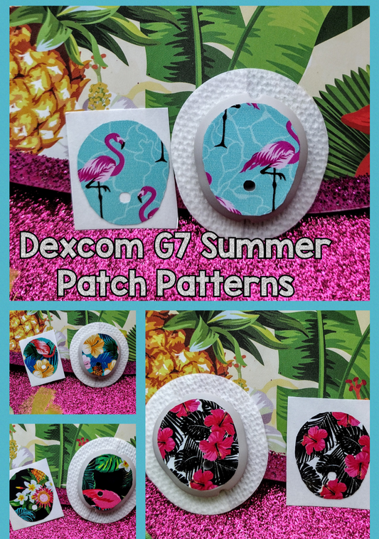 Dexcom G7 Summer  Patch Paterns