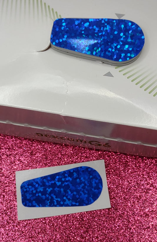 Royal Blue *Holographic Glitter* Dexcom Decal