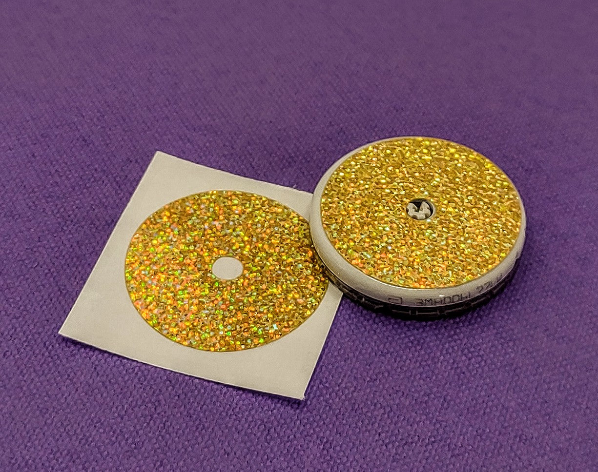 Gold *Holographic Glitter* Libre Decal