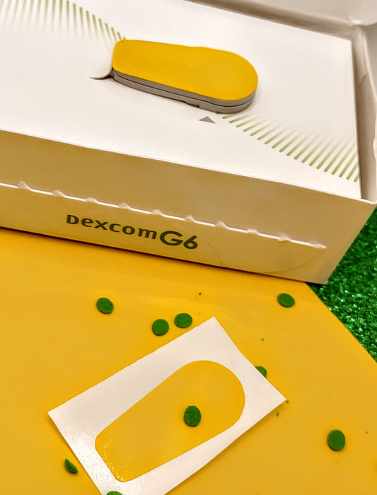 Yellow Dexcom Decal