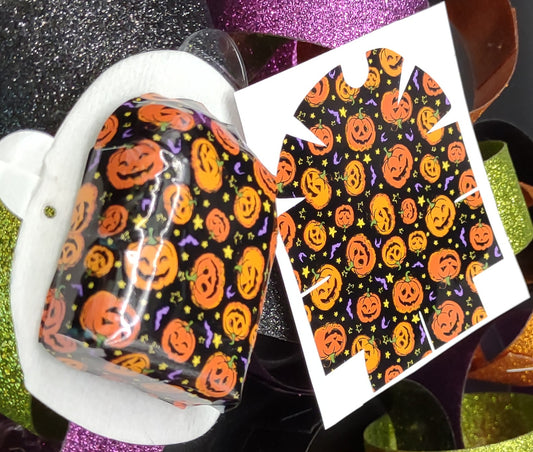 Halloween Pumpkin Pattern Omnipod Patch