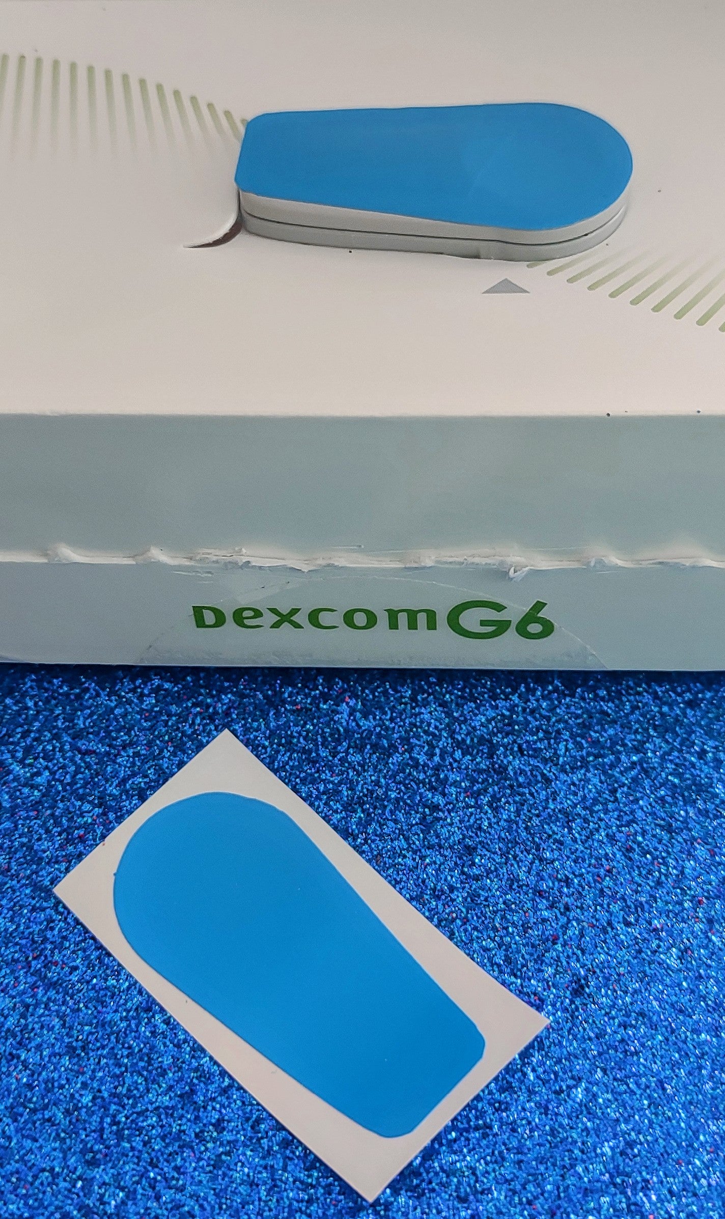 Sky Blue Dexcom Decal