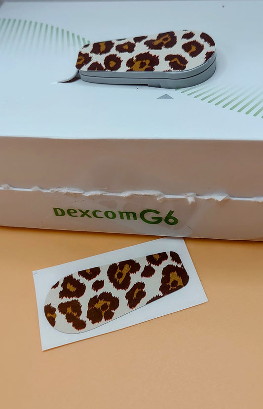 Leopard Print Dexcom Patch