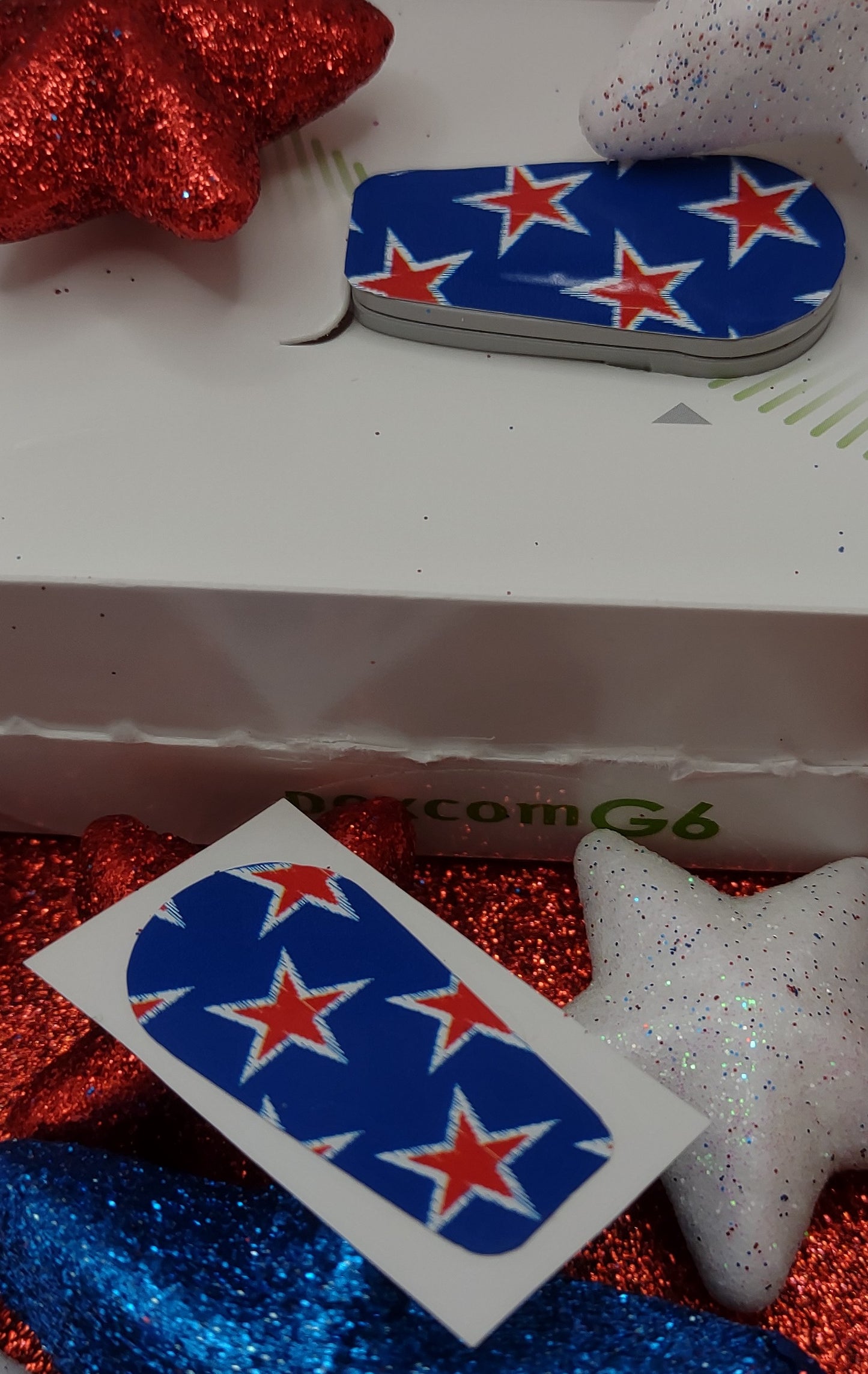 Patriotic Red/White/Blue Dexcom Patch