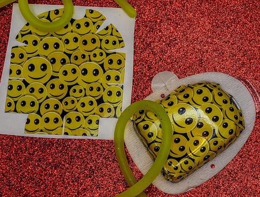 Happy Faces Pattern Omnipod Patch