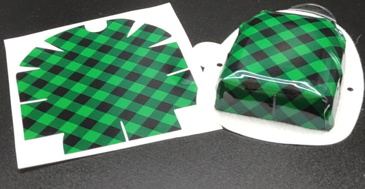 Green Buffalo Plaid Pattern Omnipod Patch