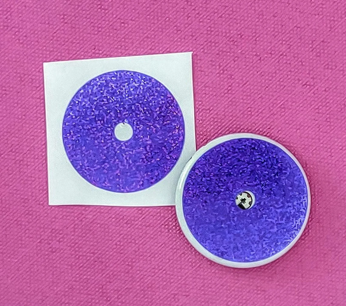 Violet *Holographic Glitter* Libre Decal