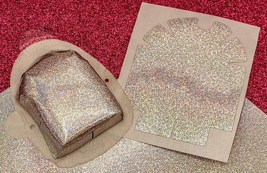 Silver *Holographic Glitter* Omnipod Decal