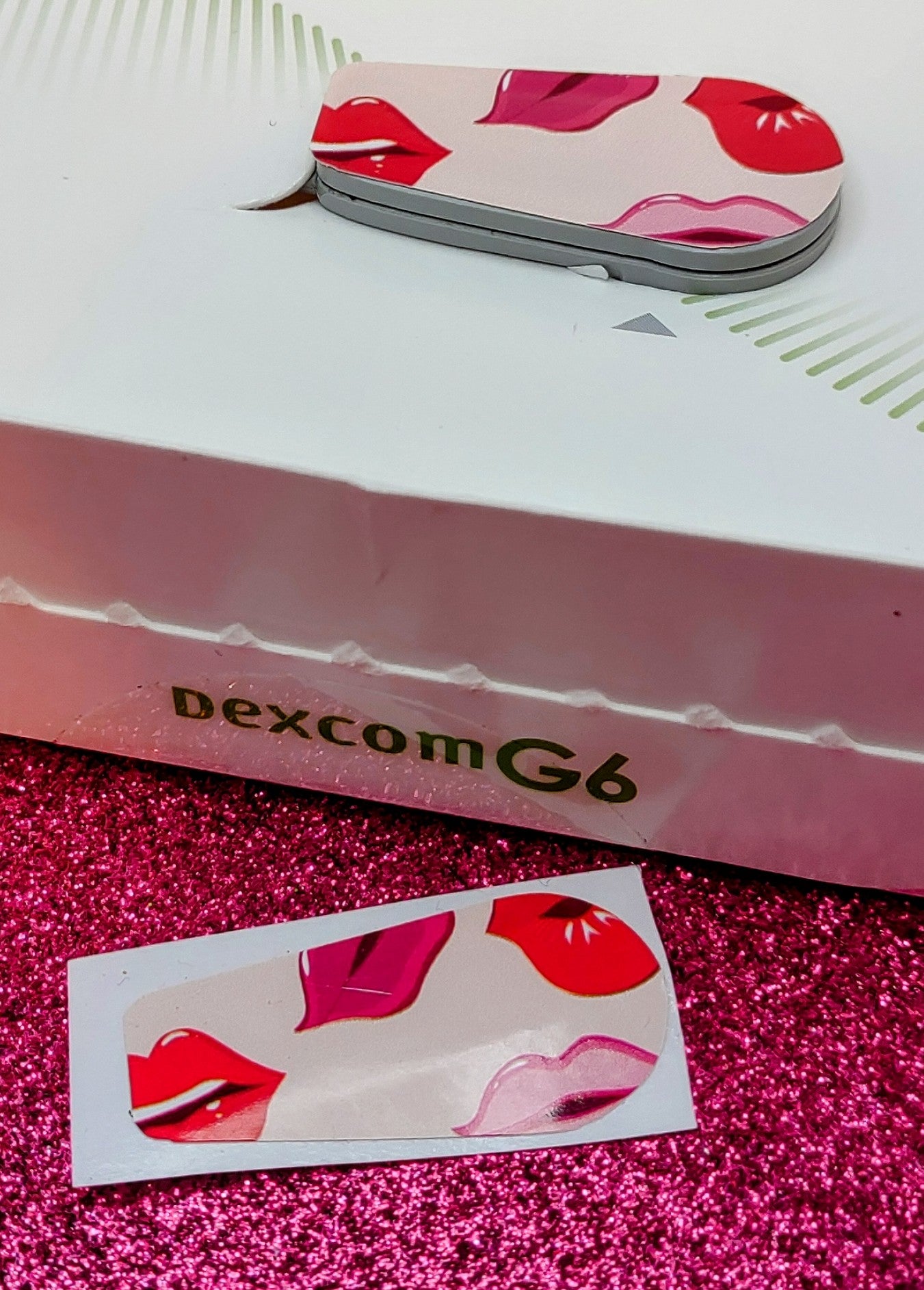 Kiss Lips Dexcom Patch