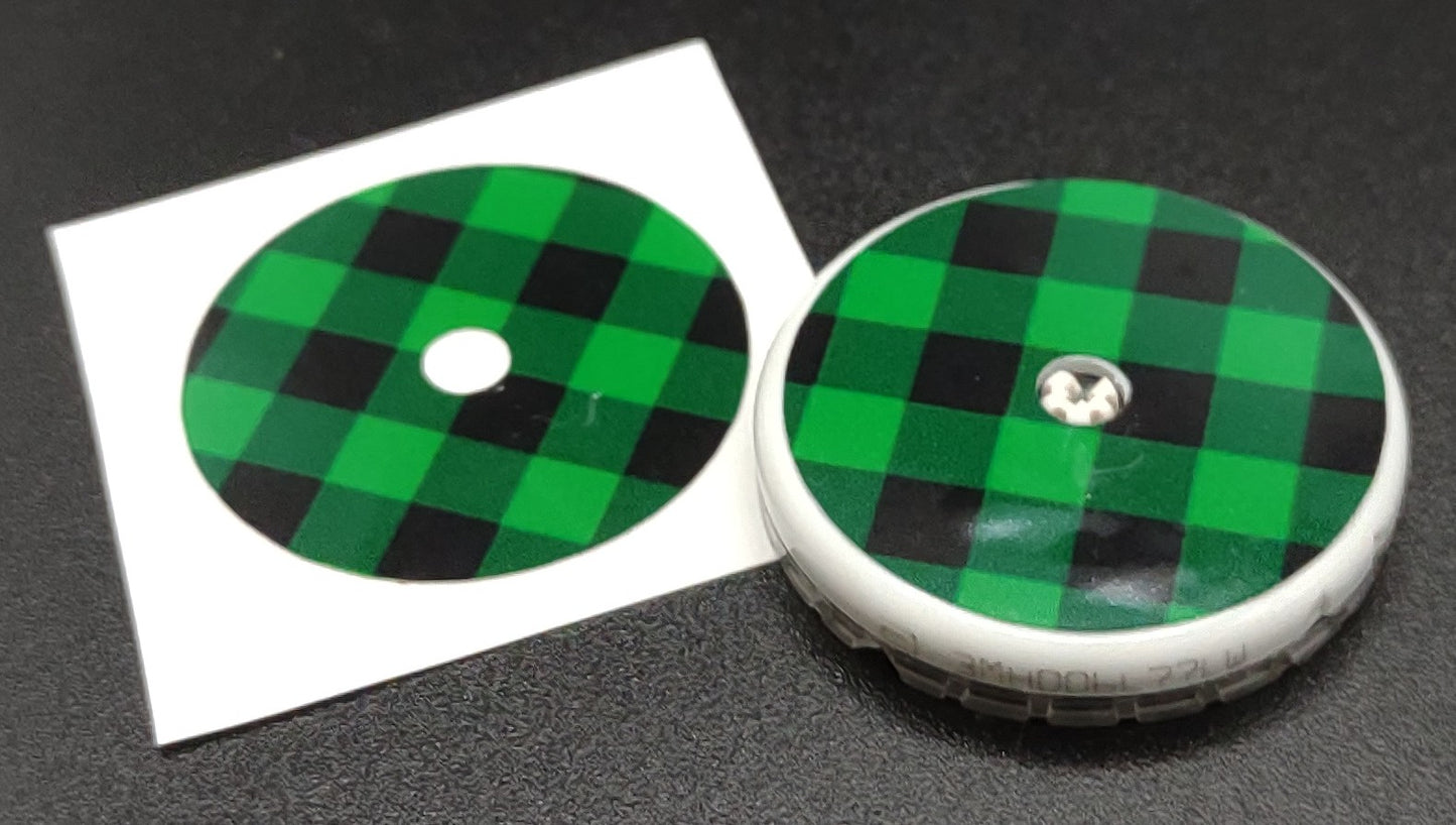 Green Buffalo Plaid Pattern Libre Patch