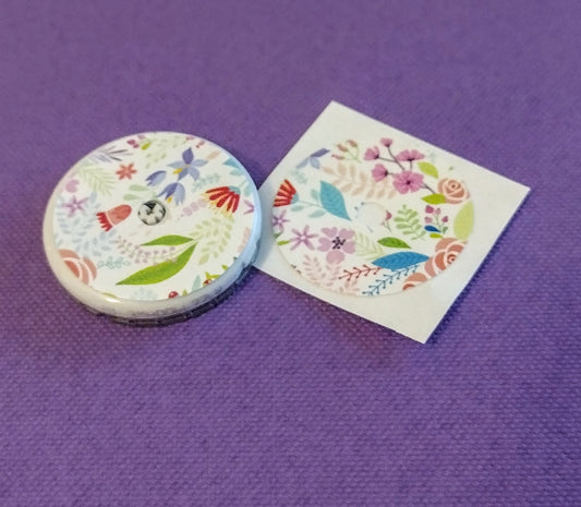 Pastel Spring Flowers Pattern Libre 2 Patch