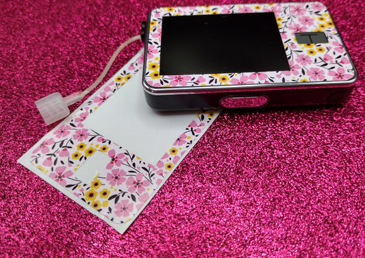 Pink Spring Flowers T-slim Patch