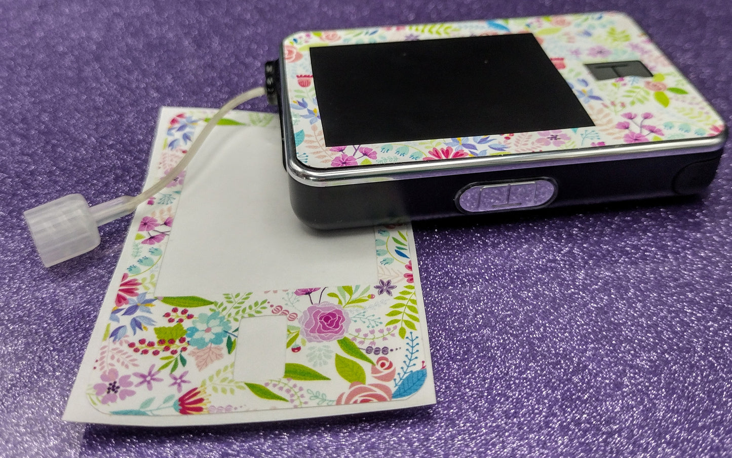 Pastel Spring Flowers Pattern T-slim Patch