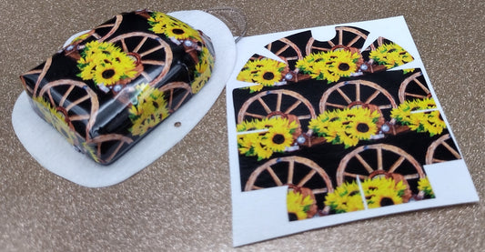 Cowboy Sunflower Pattern Omnipod Patch