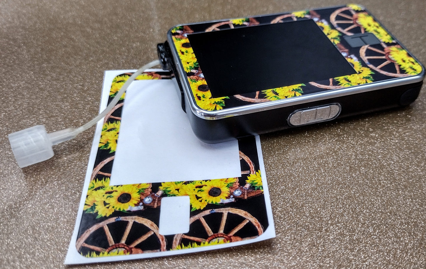 Cowboy Sunflower Pattern T-Slim Patch