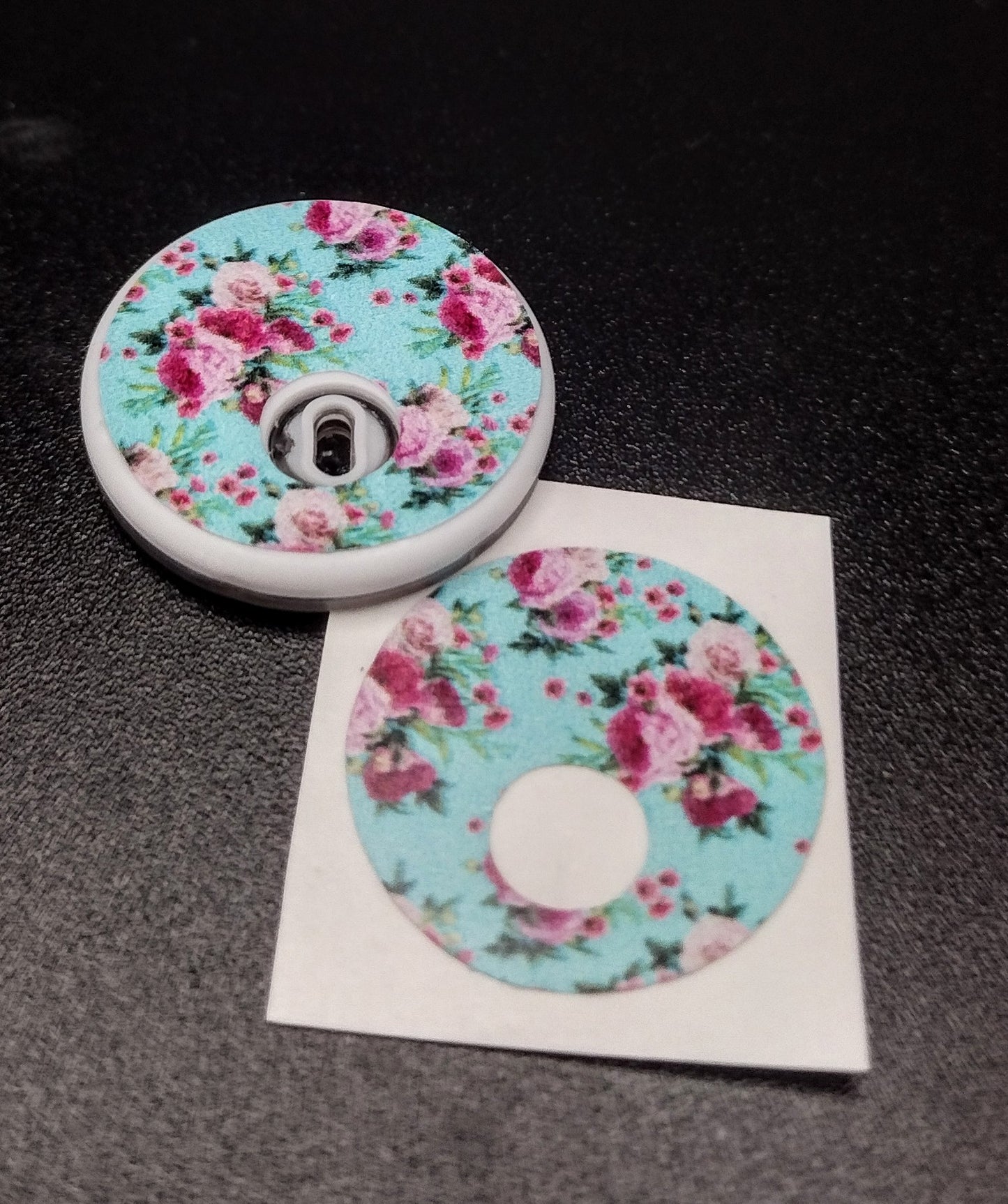Pink & Mint Rose Freestyle Libre 3 Patch