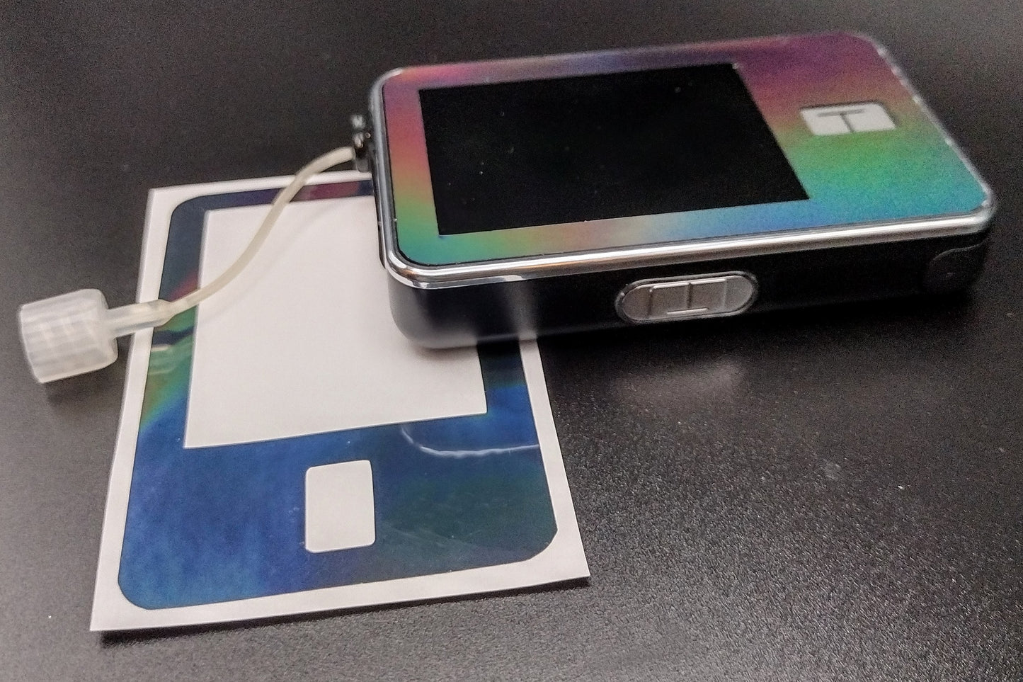 Metallic Black Solid T-Slim Decal