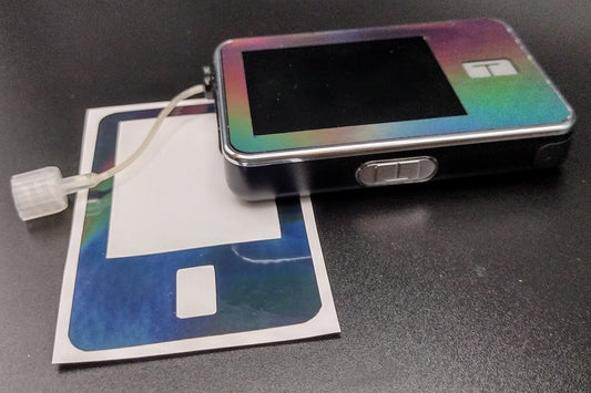 Metallic Black Solid T-Slim Decal
