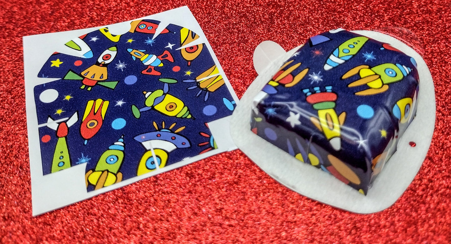 Kids Spaceships Omnipod Patch