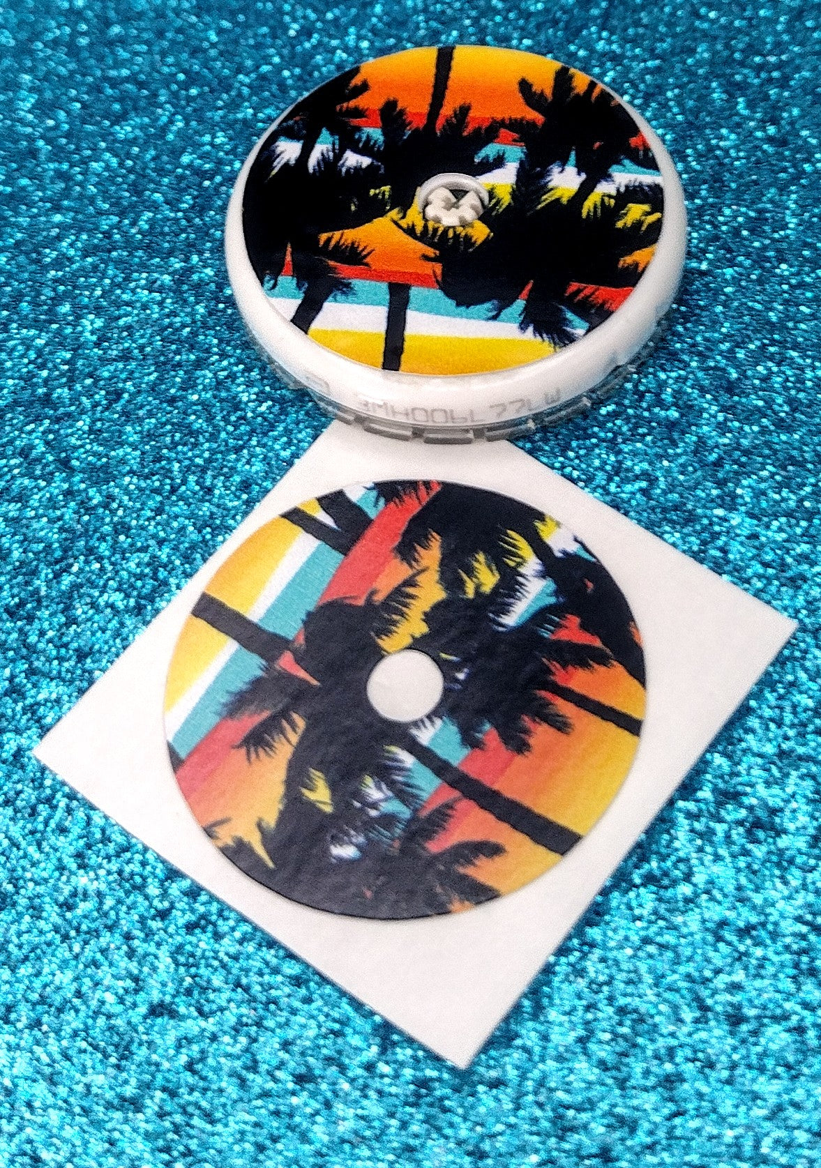 Tropical Palm Sunset Libre Patch