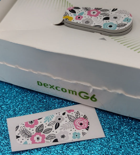 Cute Small Flowers Pattern Dexcom Patch