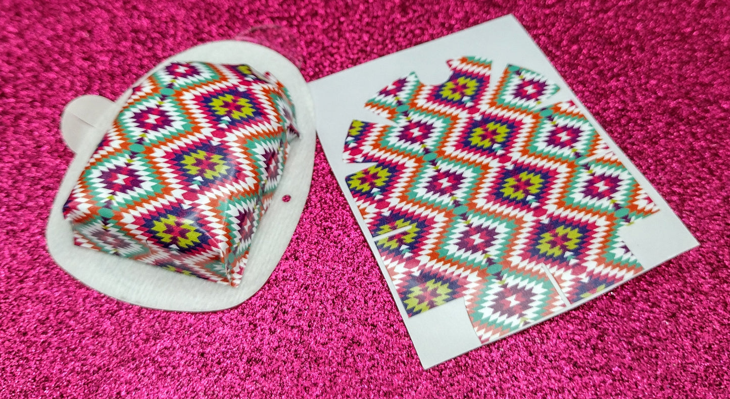Ethnic Aztec Navajo Pattern Omnipod Patch