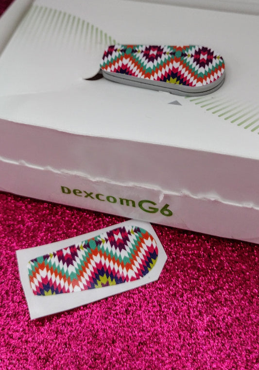 Ethnic Aztec Navajo Pattern Dexcom Patch