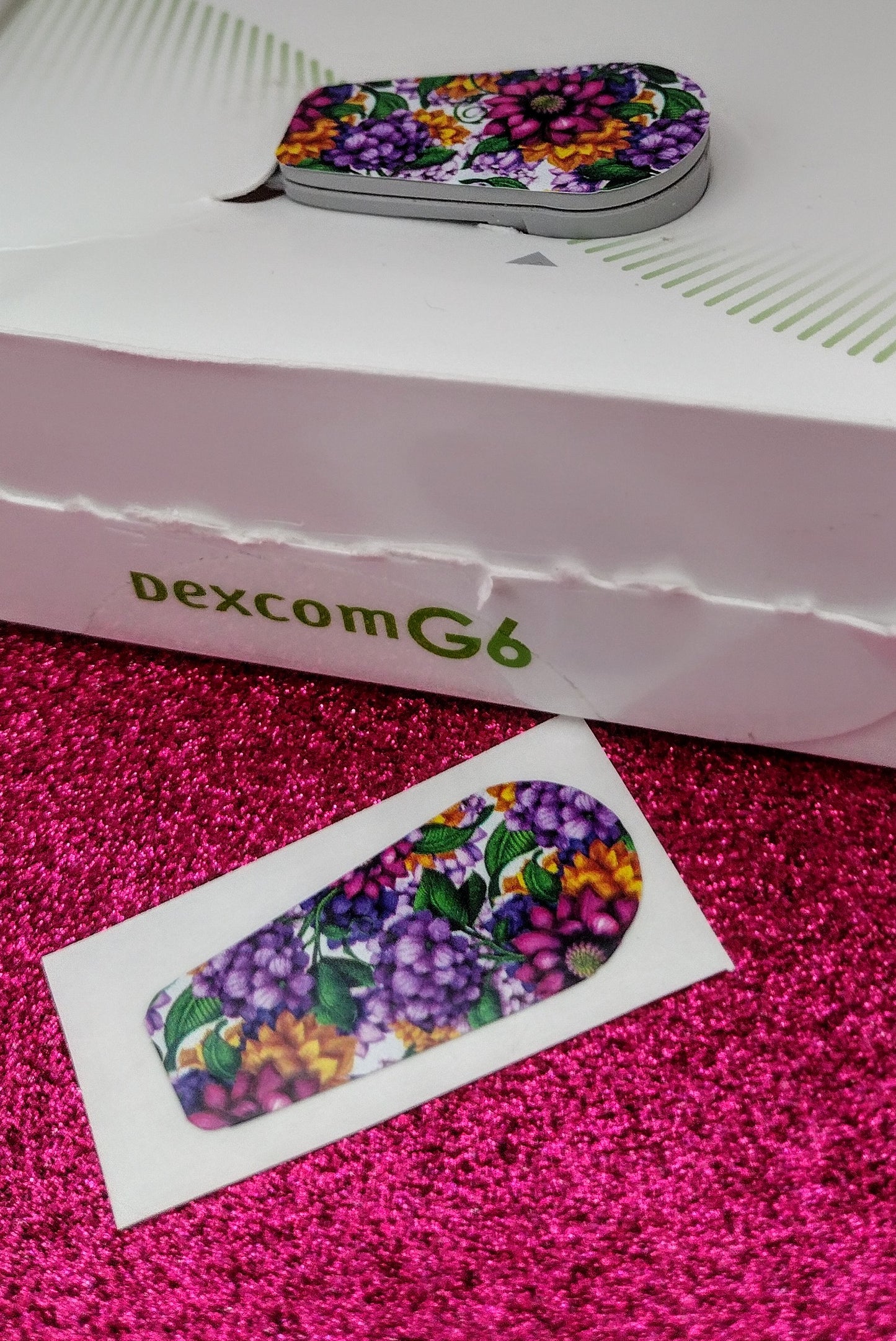 Floral Pattern Dexcom Patch