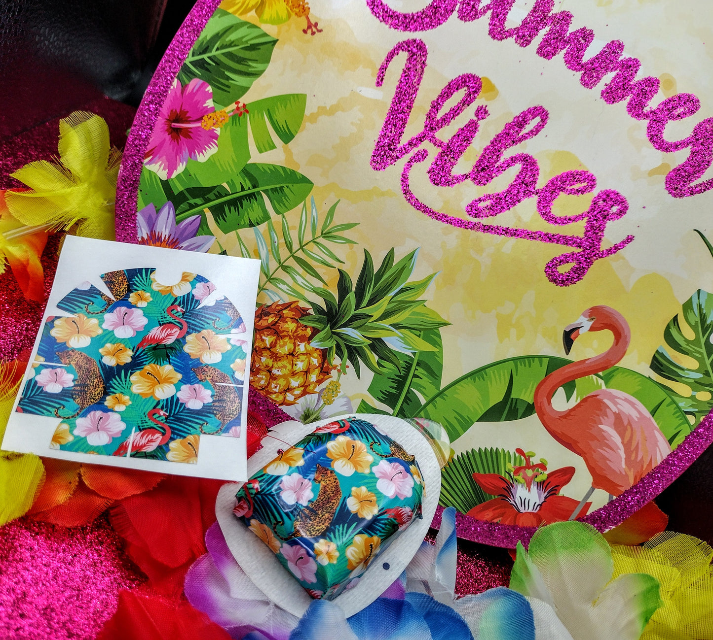 Tropical Printed Omnipod Patch