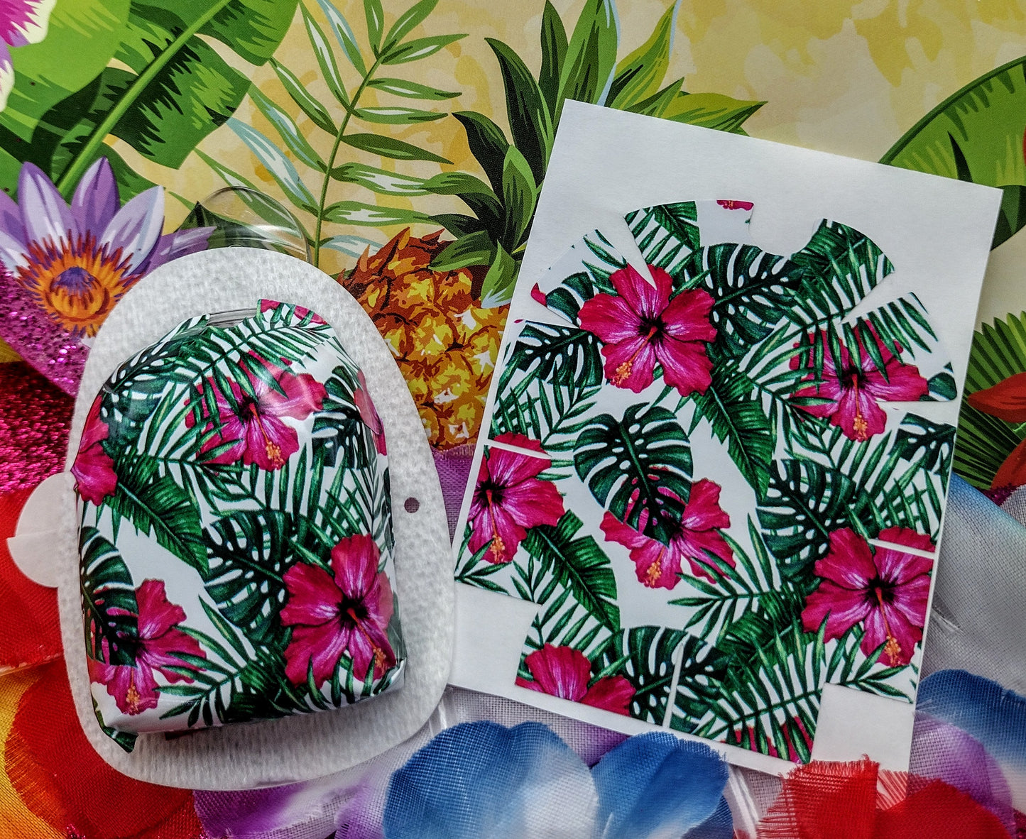 Tropical Watercolor Omnipod Patch